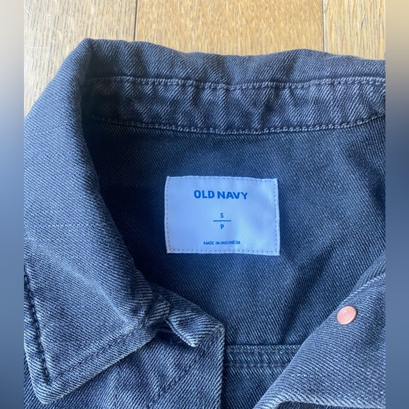 Black denim jacket - Picture 2 of 3